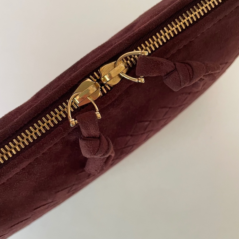Bottega Veneta Intrecciato Suede Handbag Brown - Picture 5 of 16